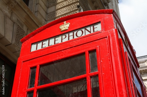 London telephone box