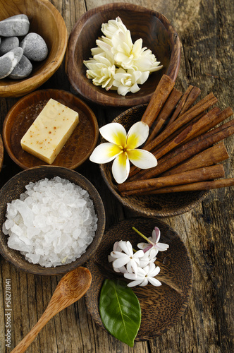 Various spa and aromatherapy