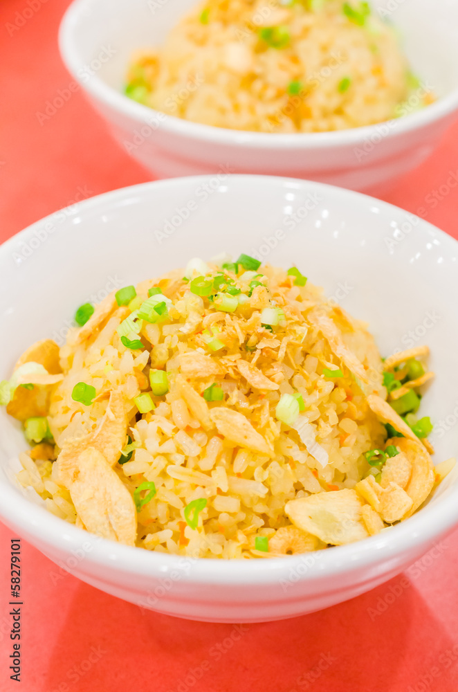 Fried garlic rice Fried garlic rice