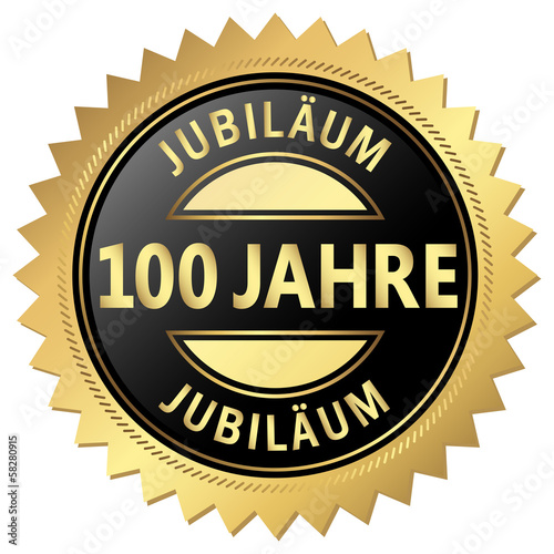 Jubiläum Button - 100 Jahre