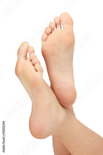 Healthy female feet