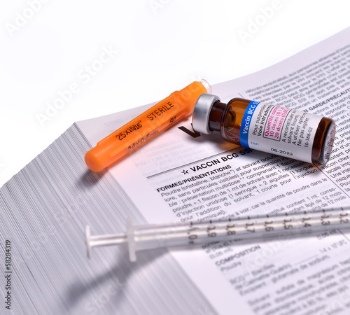 bcg,vaccination contre la tuberculose photo