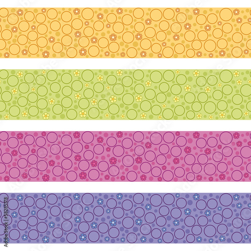 Abstract seamless border