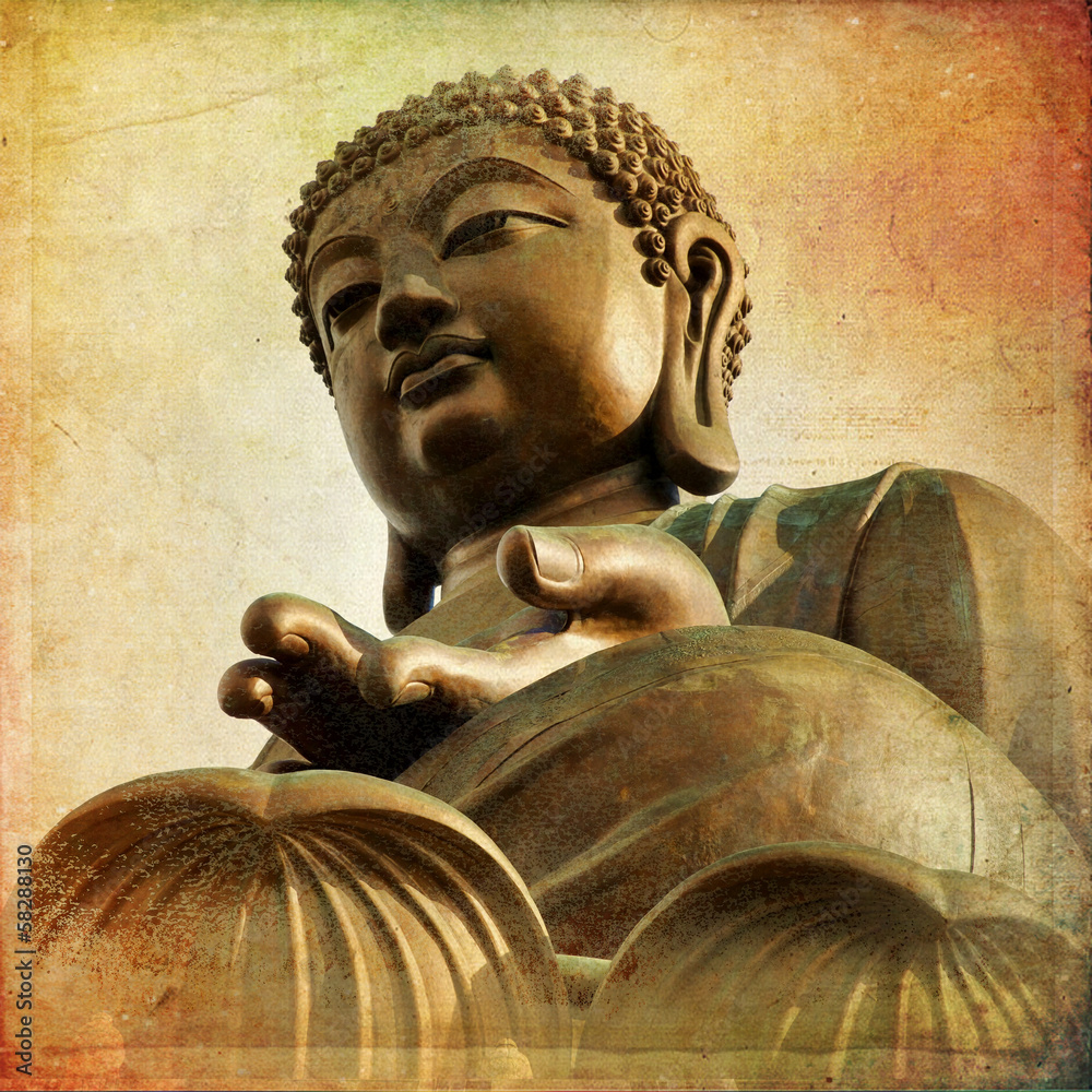 Fototapeta premium The Great Buddha of Po Lin Monastery - Hong Kong