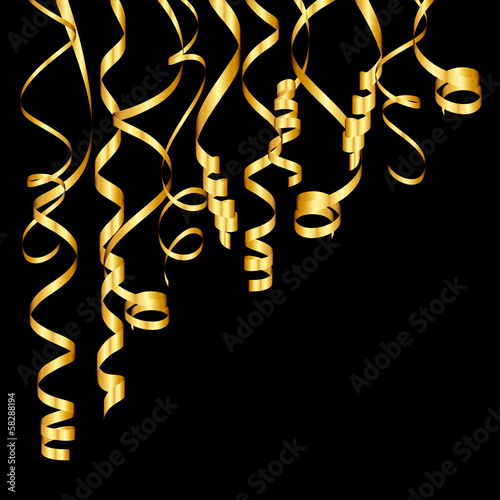 Golden Streamers Black