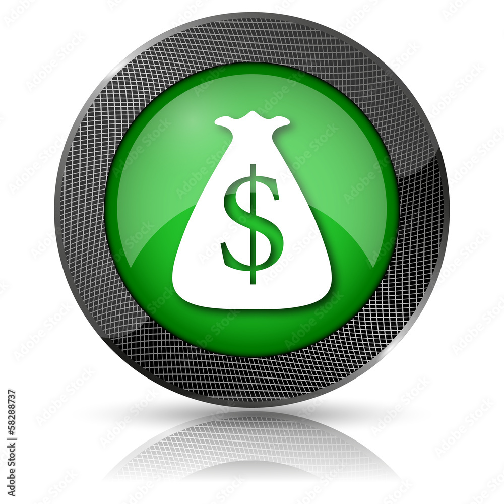Dollar sack icon