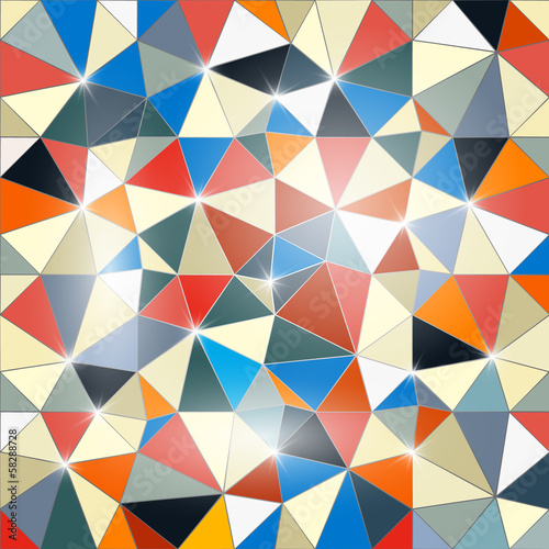 Abstract vector triangle background