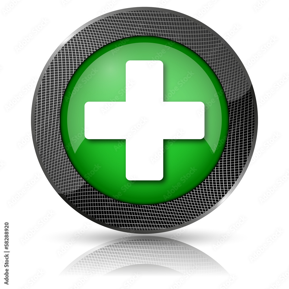 Obraz premium Medical cross icon
