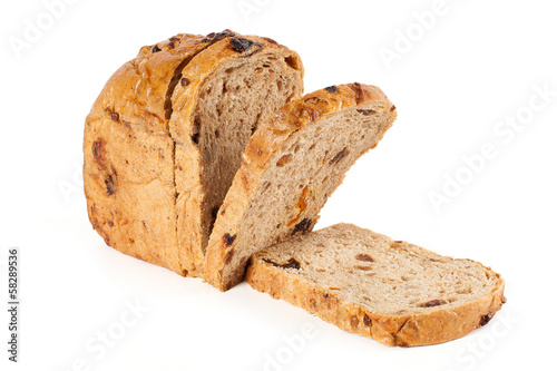 The cut bread