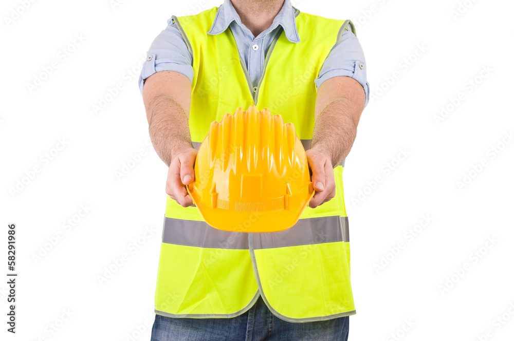 Blue collar worker. Blue collar worker.