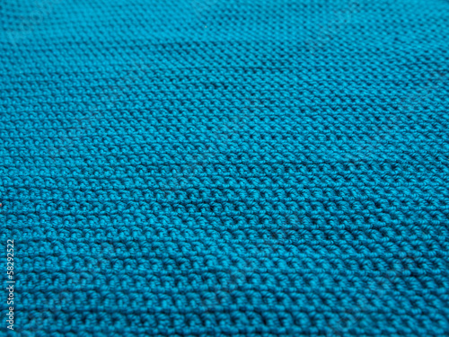 Blue crochet work texture