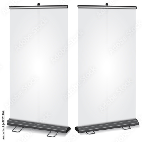 Blank Roll-up banner