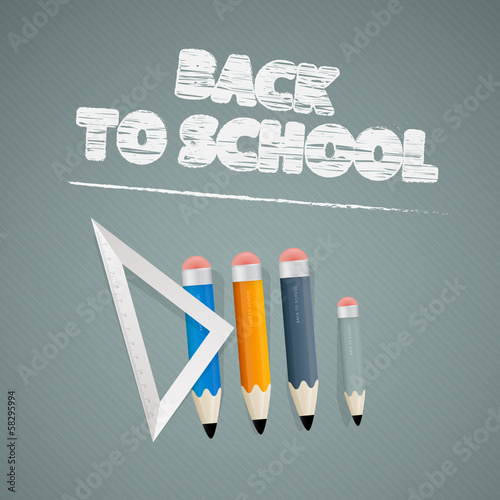Vector Back to school theme
