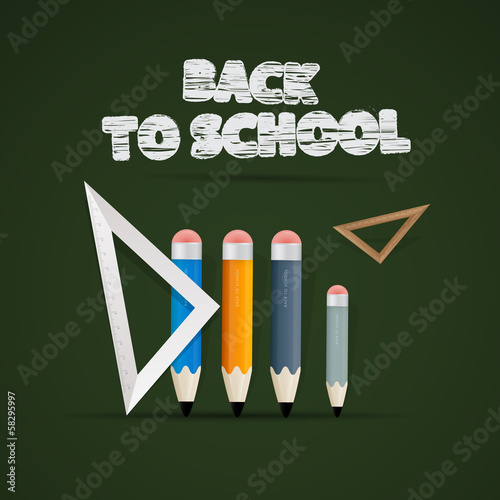 Vector Back to school theme