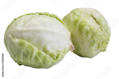 Photography Close-up of two cabbages