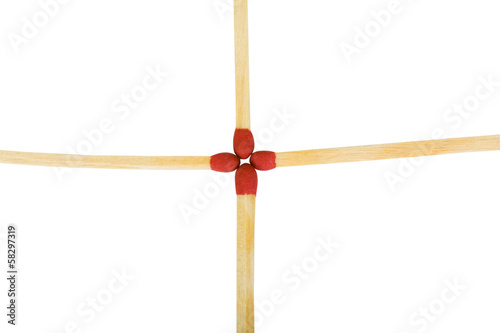 Photography Close-up of matchsticks