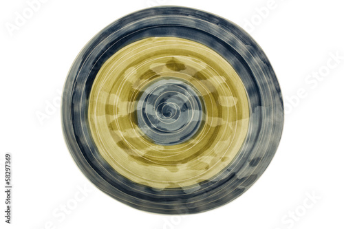 Photography Close-up of a ceramic plate