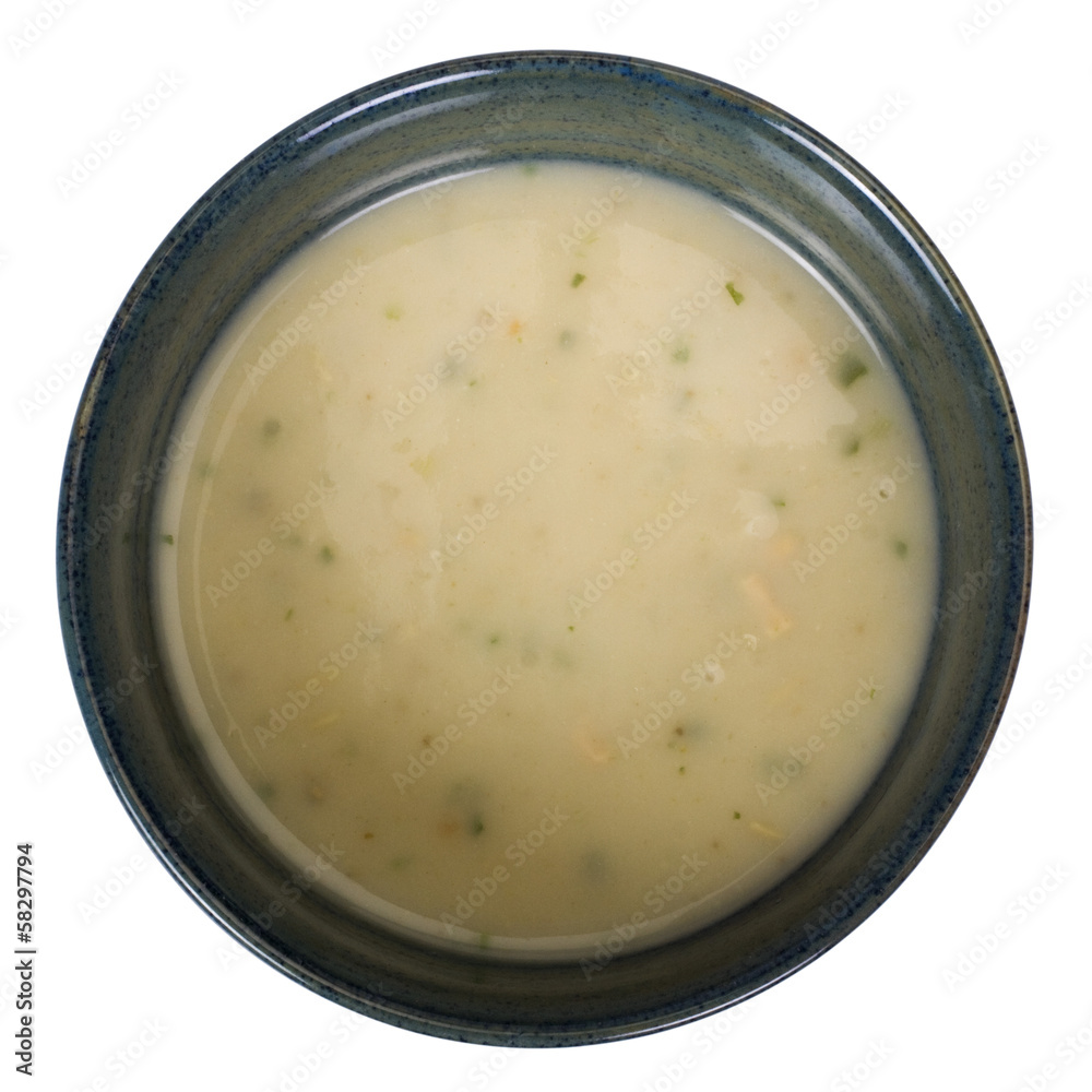 Close-up of a bowl of soup Close-up of a bowl of soup