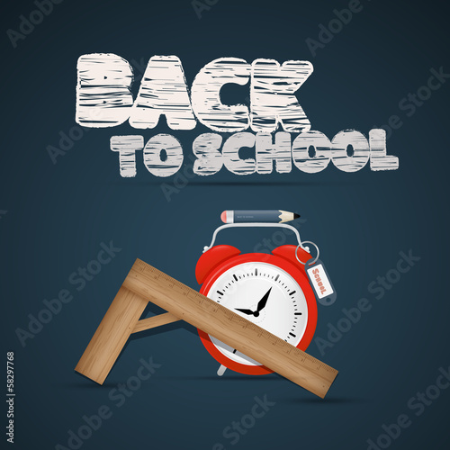 Vector Back to school theme