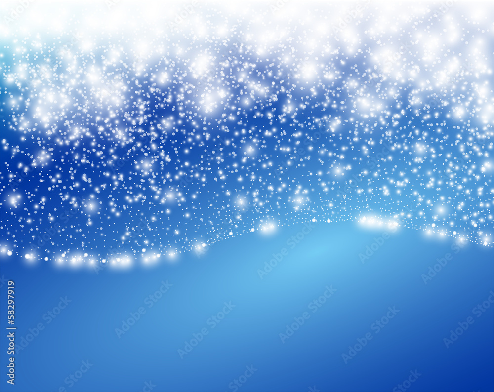 雪　背景　キラキラ クリスマス