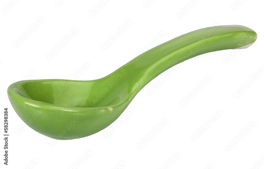 Close-up of a soup spoon Close-up of a soup spoon