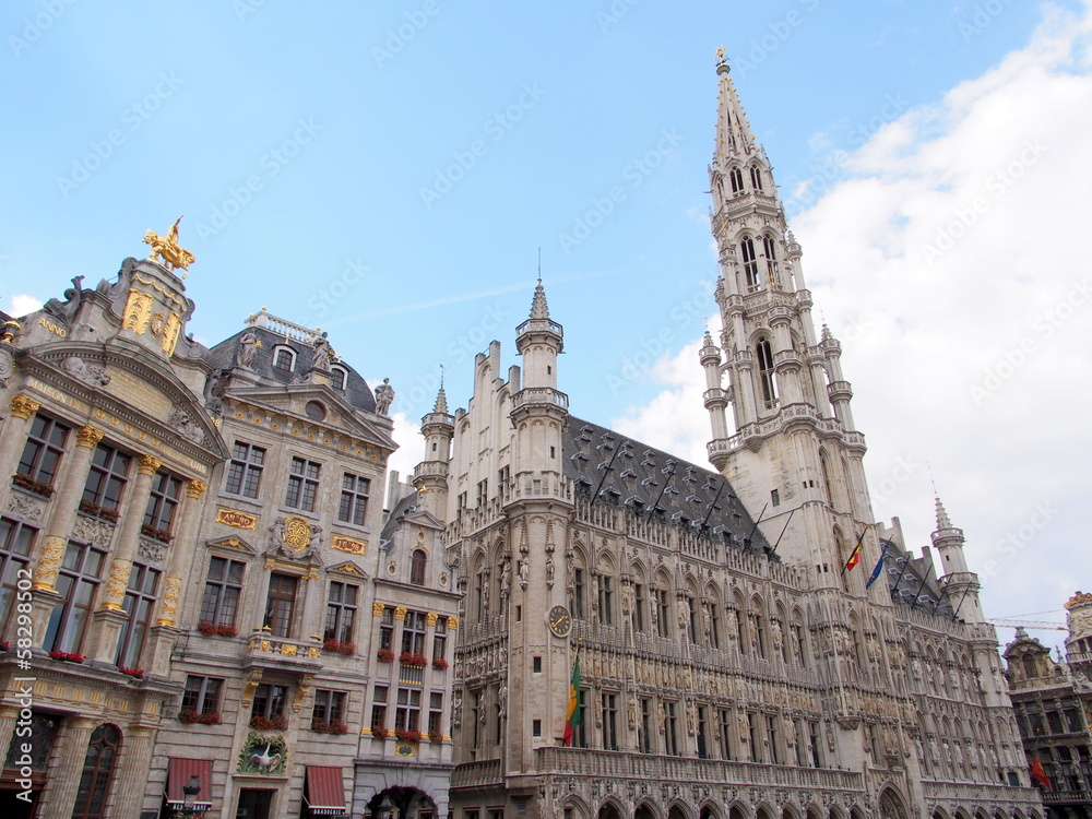 Grand Place in Brussels, Belgium - A UNESCO World Heritage Site