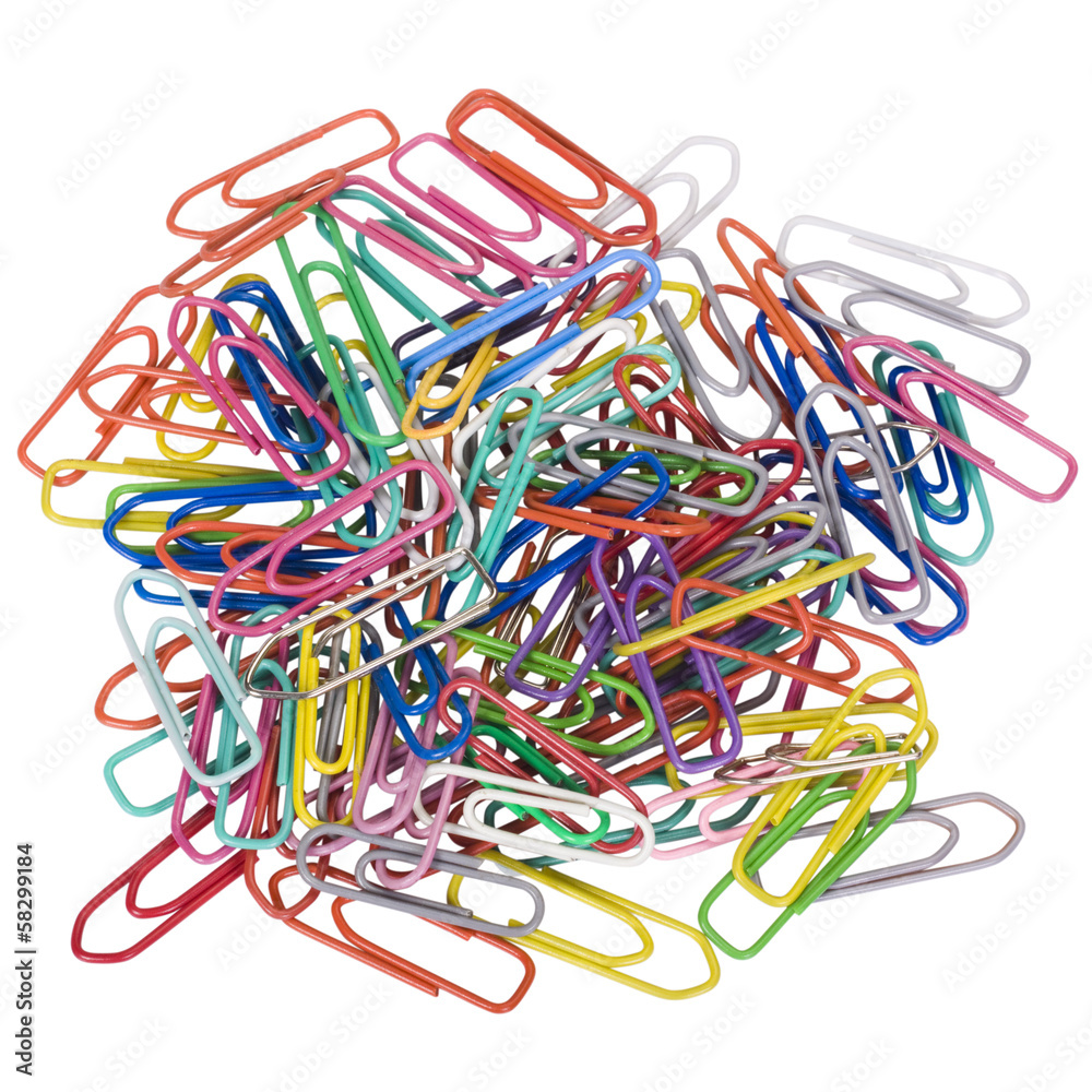 Close-up of assorted paper clips Close-up of assorted paper clips