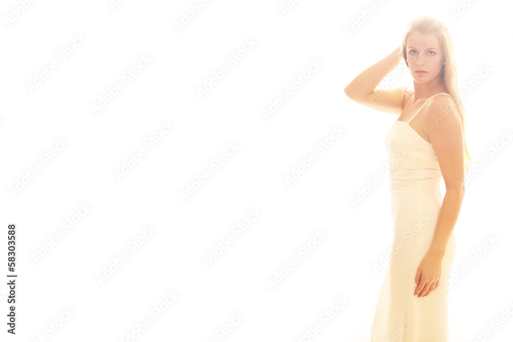 junge blonde Braut junge blonde Braut