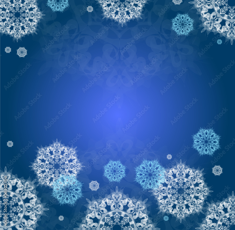 Abstract Christmas background with snowflakes Abstract Christmas background with snowflakes