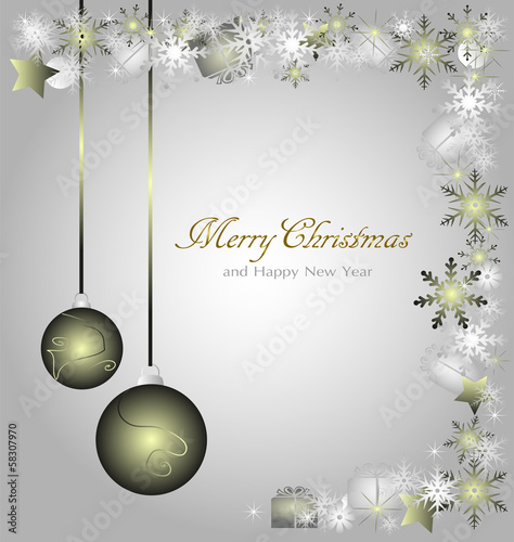 cartolina d'auguri per natale e capodanno
