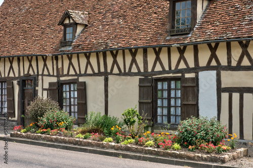 France, picturesque village of  Lyons la Foret photo