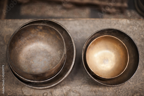 Photography Close-up of empty bowls
