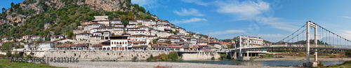 Historic district of Berat on the Osum River