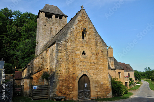 France, Saint Crepin church in Dordogne photo