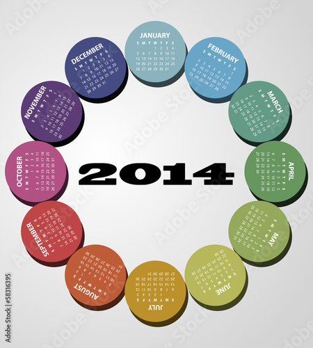 2014 round calendar