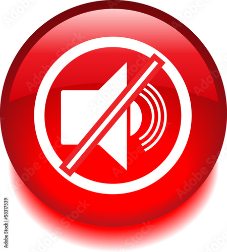 No sound vector sign