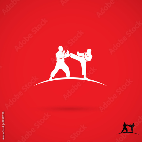 Martial arts fighters sign