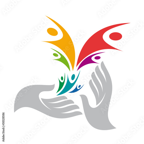 Vector Logo Teamwork