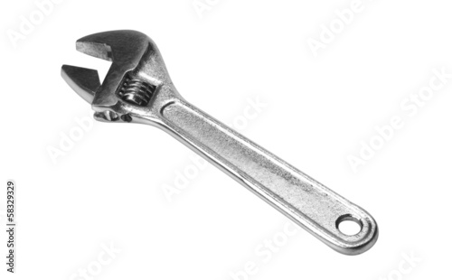 Close-up of an adjustable wrench © imagedb.com