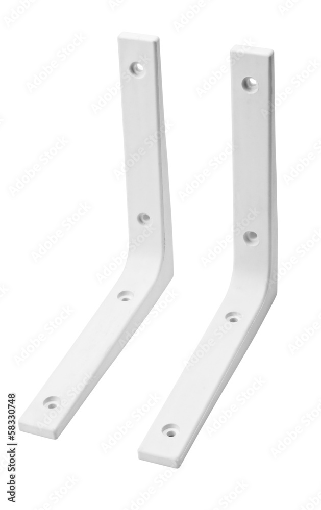 Close-up of angle brackets Close-up of angle brackets