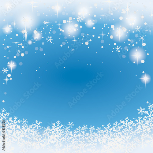 Snow Stars Background