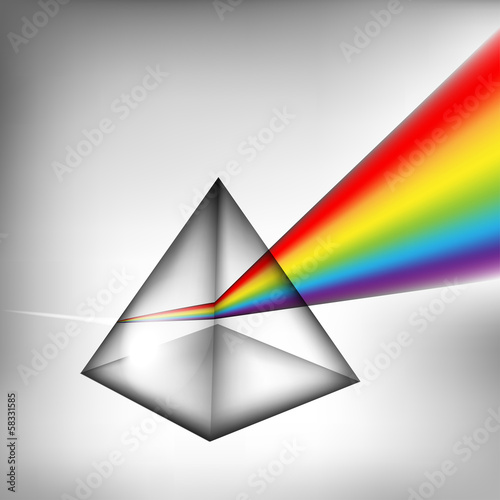 Prism with light eps10