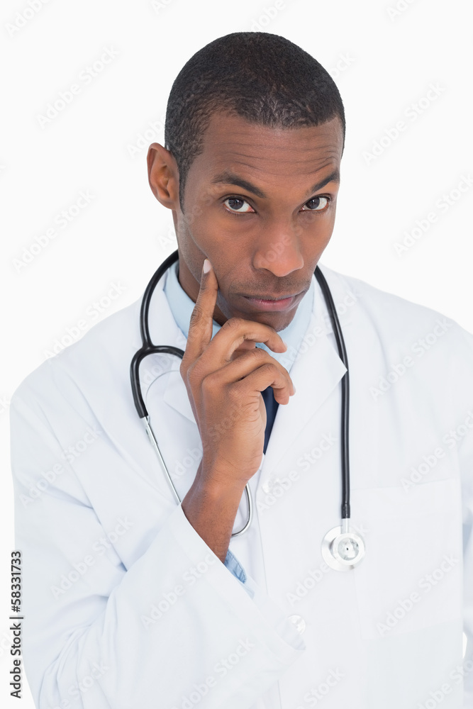 Portrait of a serious male doctor Portrait of a serious male doctor
