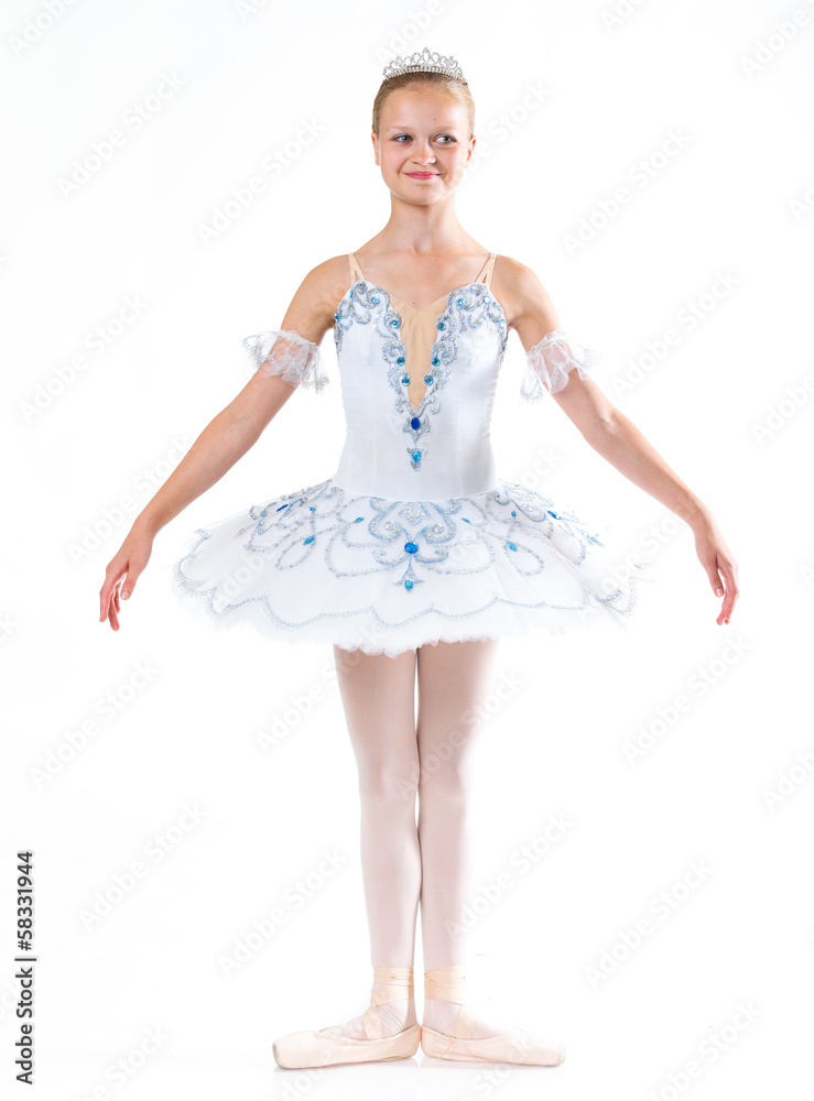 Naklejka premium Beautiful ballerina