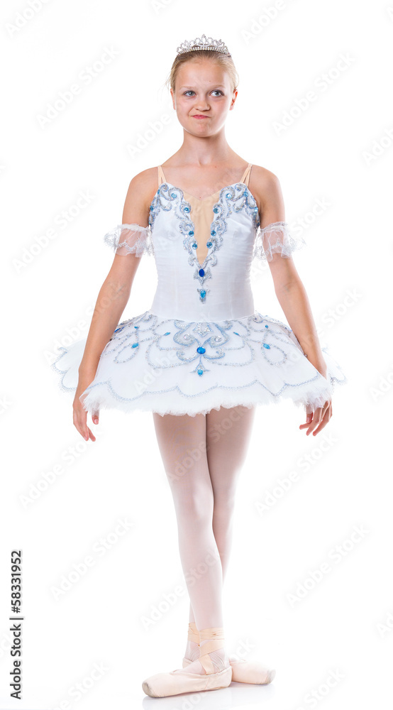 Naklejka premium Beautiful ballerina