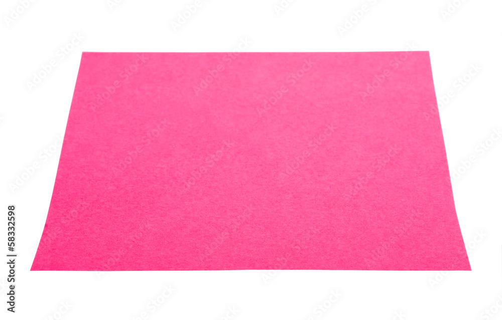 Close-up of a blank adhesive note Close-up of a blank adhesive note