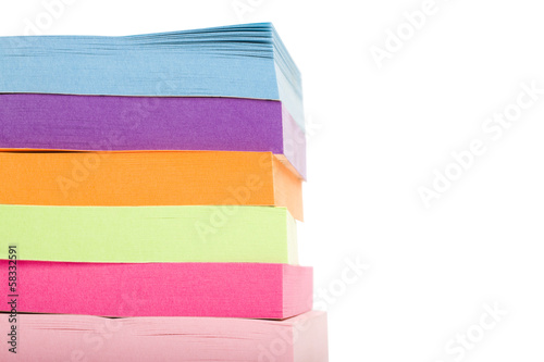 Stack of adhesive notes