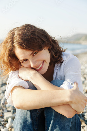 young woman smiling