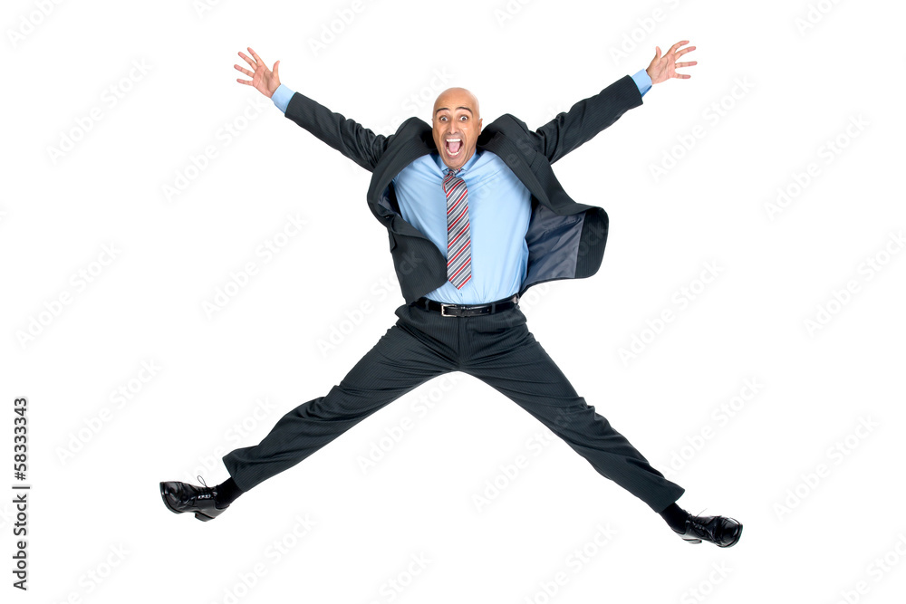 Jumping businessman Jumping businessman