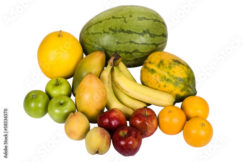 Fototapeta Naklejka Na Ścianę i Meble -  Close-up of assorted fruits